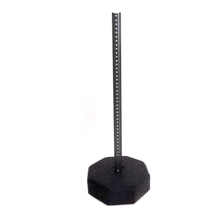 Tire Conversion Technologies TCT Octagon Sign Base 60 Lbs, W/ U-Channel Adaptor & 6' U-Channel Post SB-60-U-6